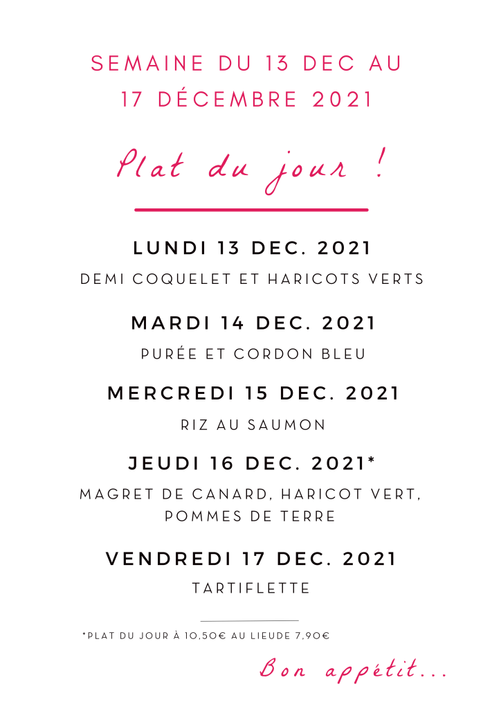 plat du jour louviers